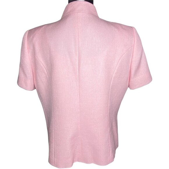 Tahari Arthur S. Levine 12P Pink Two-Piece Jacket & Sleeveless Top Womens Petite - Picture 6 of 14